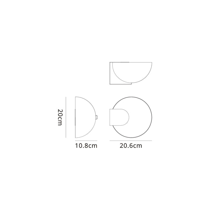 Mantra M8434 Oculo 20cm LED Table Lamp Satin Gold