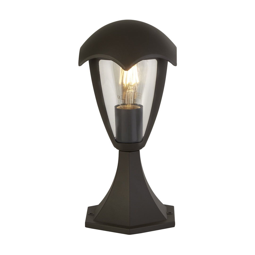 Searchlight 57892-300 Bluebell Outdoor Post Grey Metal Clear Polycarb