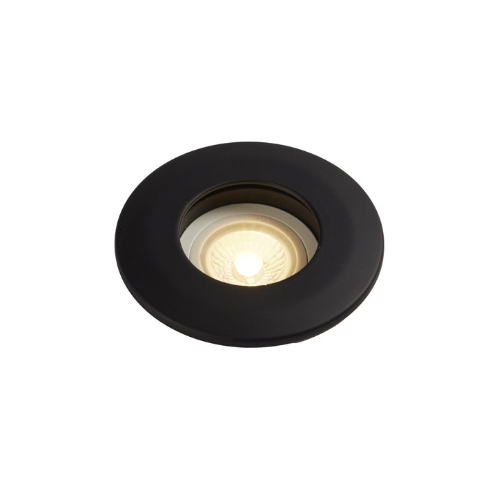 Searchlight 72310BK Burford Bathroom Black Downlight IP65 Fire Rated
