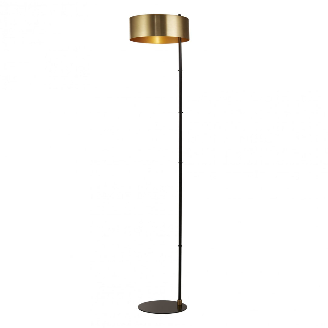 Searchlight 20225-1GO Knox Floor Lamp Black Gold Metal