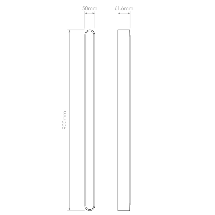 Astro 1440002 Atticus 900 Bathroom LED Wall Light 3000K Polished Chrome