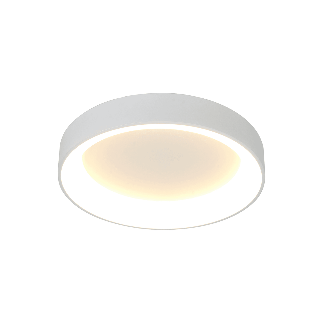 Mantra M8578 Niseko II Ring LED Flush Ceiling Light 50cm Remote Control White