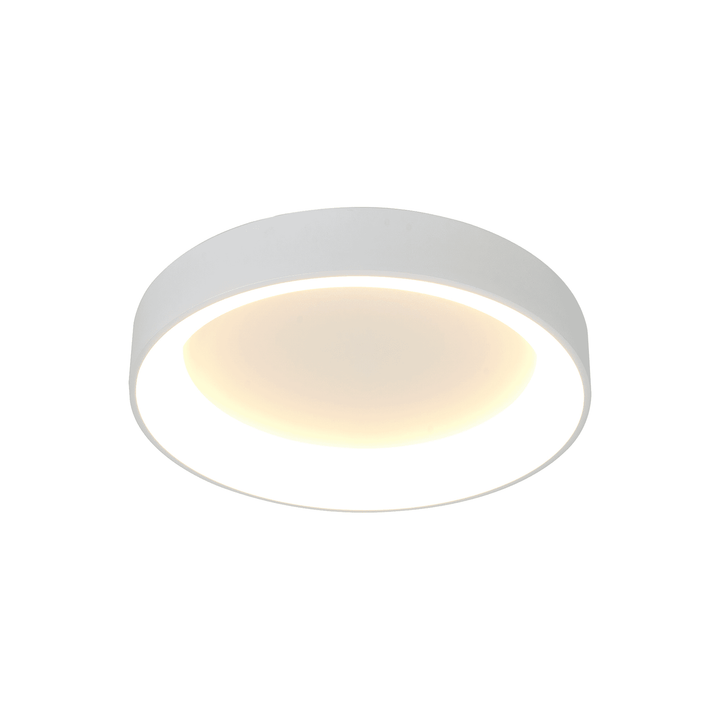 Mantra M8578 Niseko II Ring LED Flush Ceiling Light 50cm Remote Control White