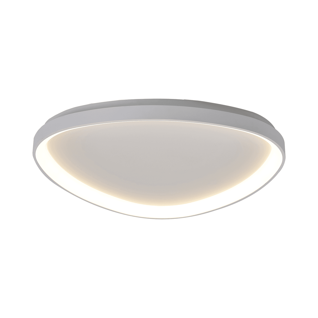 Mantra M8633 Niseko II Triangular LED Flush Ceiling Light 61cm Remote Control White