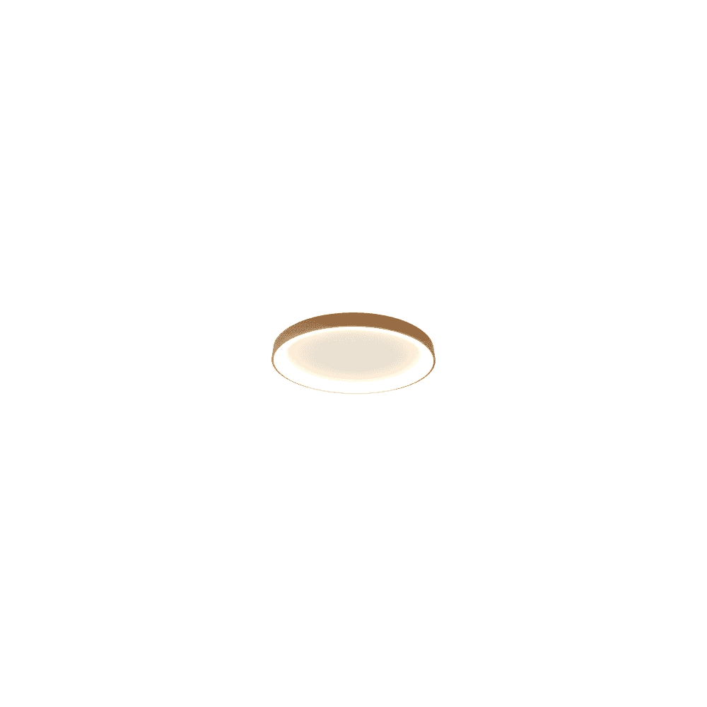 Mantra M8643 Niseko II Ring LED Flush Ceiling Light 90cm Remote Control Wood