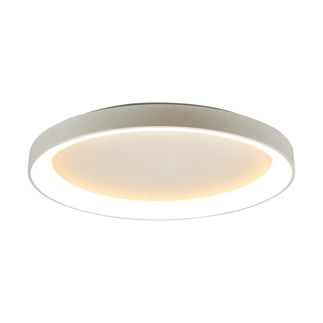 Mantra M8637 Niseko II Ring LED Flush Ceiling Light 90cm Remote Control White
