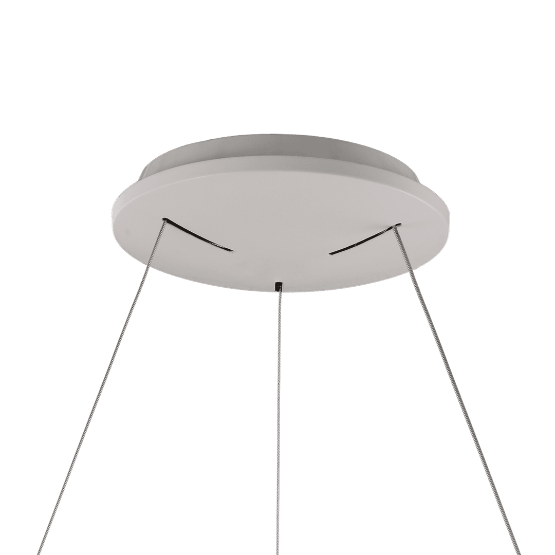 Mantra M8625 Niseko II Ring LED Pendant 38cm Remote Control White