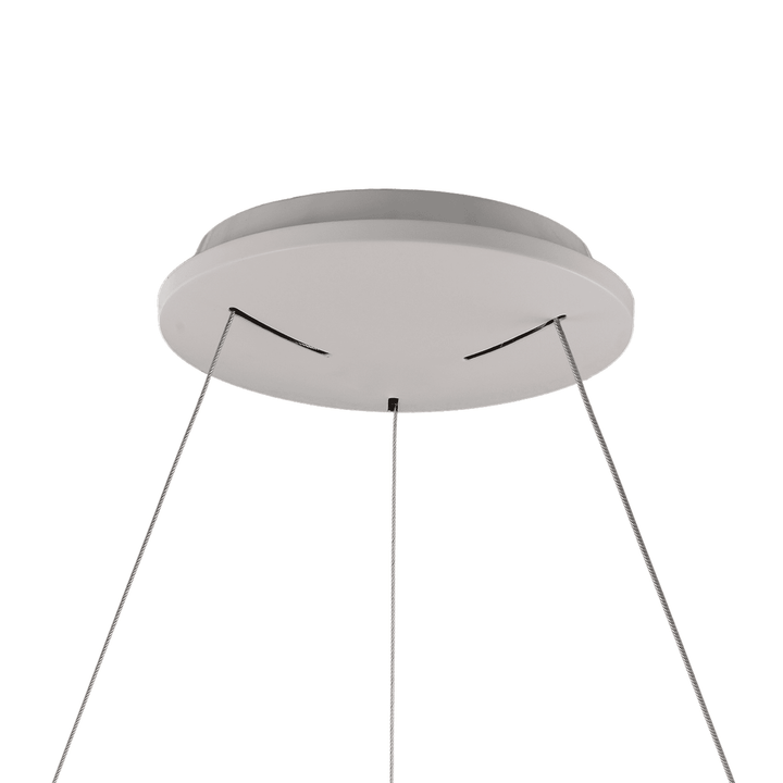 Mantra M8625 Niseko II Ring LED Pendant 38cm Remote Control White