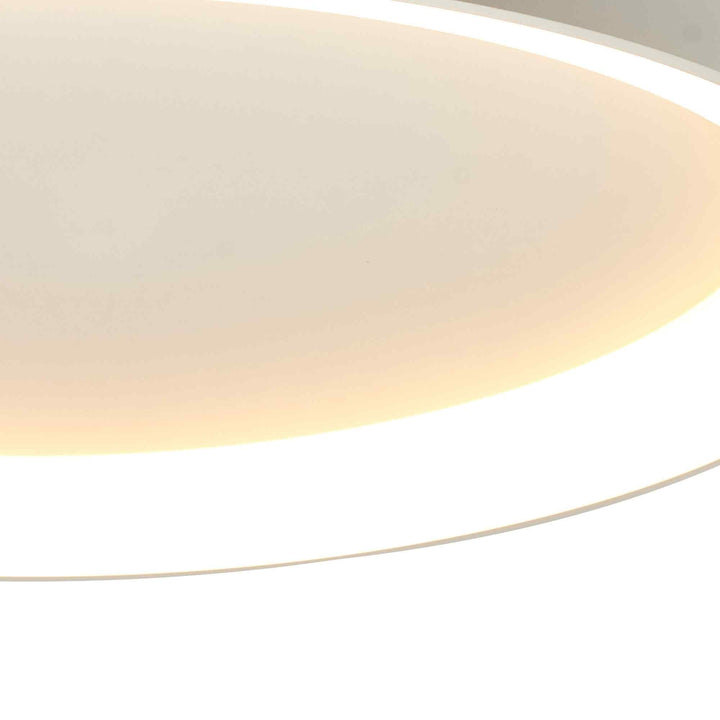 Mantra M8637 Niseko II Ring LED Flush Ceiling Light 90cm Remote Control White