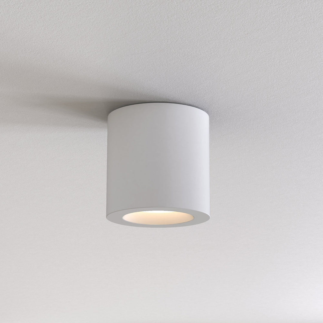 Astro 1326039 Kos II | Matt White Bathroom Ceiling Light | Aluminium
