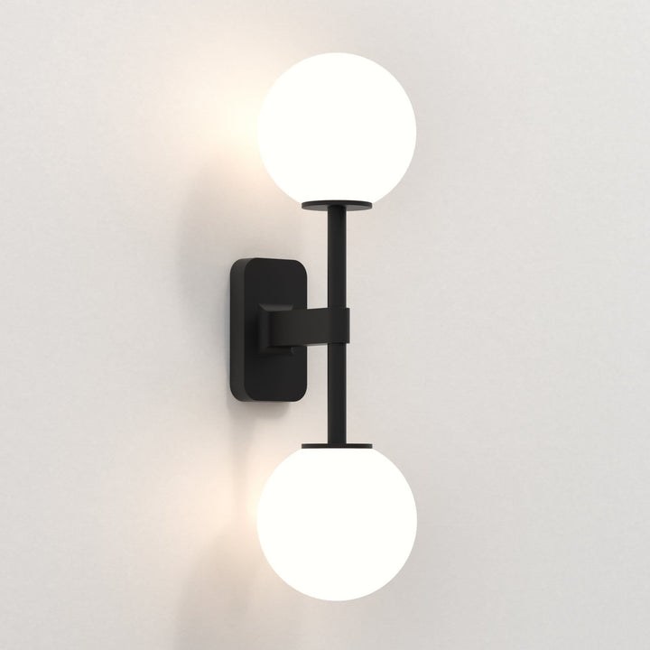 Astro 1429005 Tacoma Twin Bathroom Wall Light Matt Black