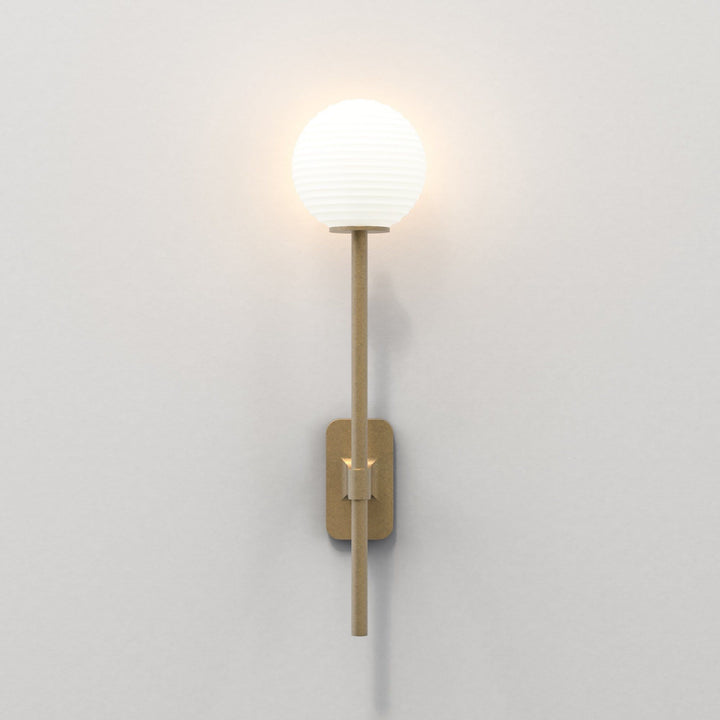 Astro 1429009 Tacoma Single Grande Bathroom Wall Light Antique Brass