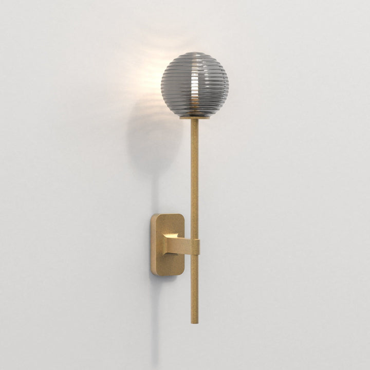 Astro 1429009 Tacoma Single Grande Bathroom Wall Light Antique Brass