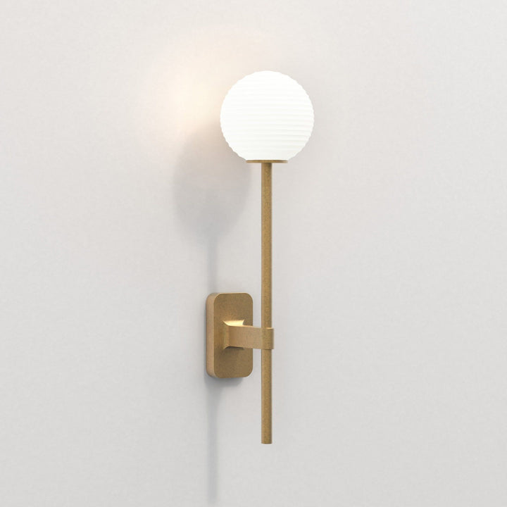 Astro 1429009 Tacoma Single Grande Bathroom Wall Light Antique Brass