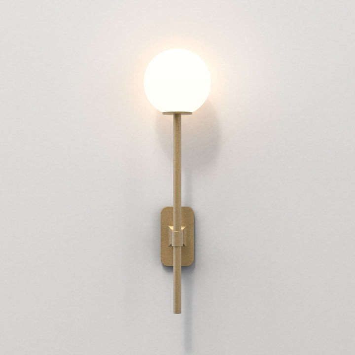 Astro 1429009 Tacoma Single Grande Bathroom Wall Light Antique Brass
