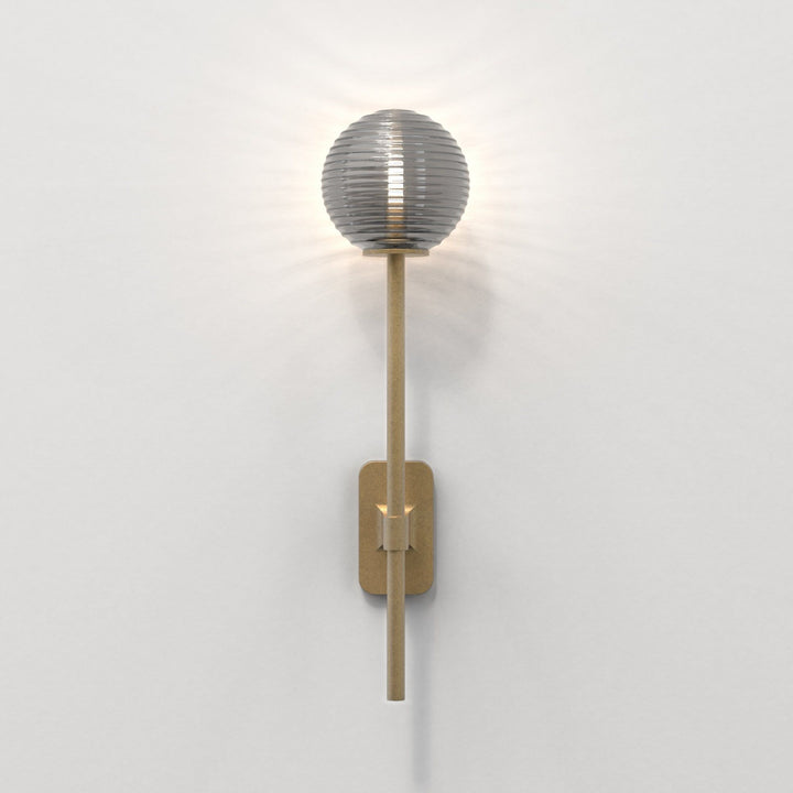 Astro 1429009 Tacoma Single Grande Bathroom Wall Light Antique Brass