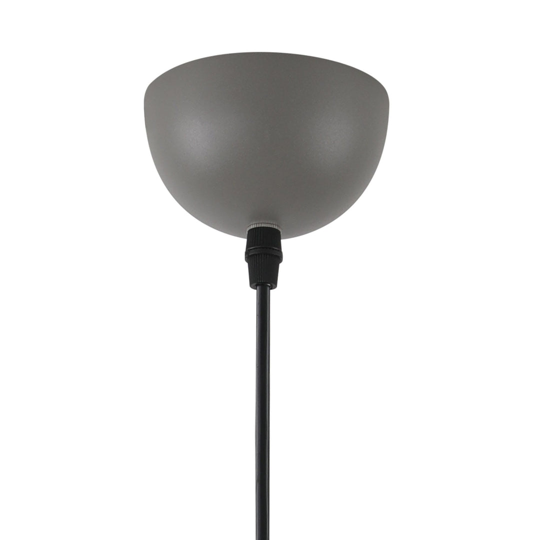 Nelson Lighting NL70079 Ava Pendant Sand Grey/Satin Nickel