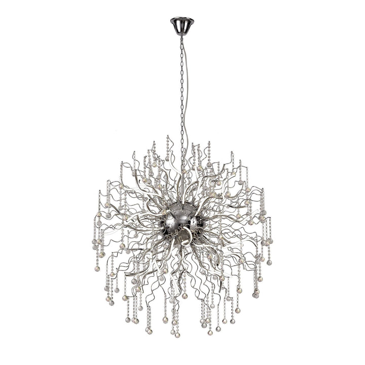 Nelson Lighting NL81309 Jaxal Dimmable Pendant 40 Light LED Polished Chrome