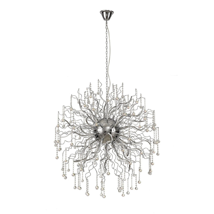 Nelson Lighting NL81309 Jaxal Dimmable Pendant 40 Light LED Polished Chrome
