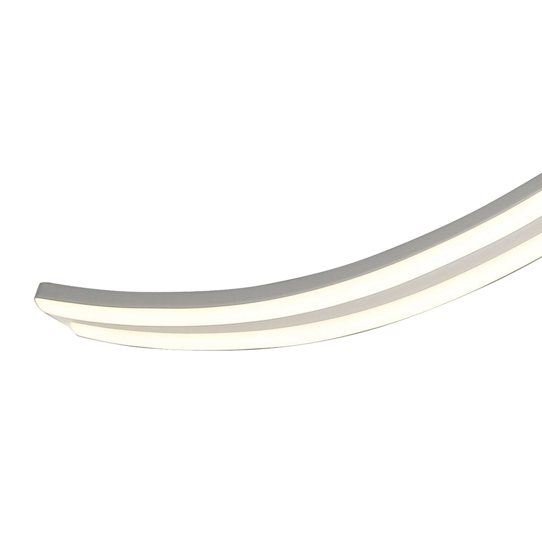 Nelson Lighting NL70929 Josh 2 Light Ceiling LED White