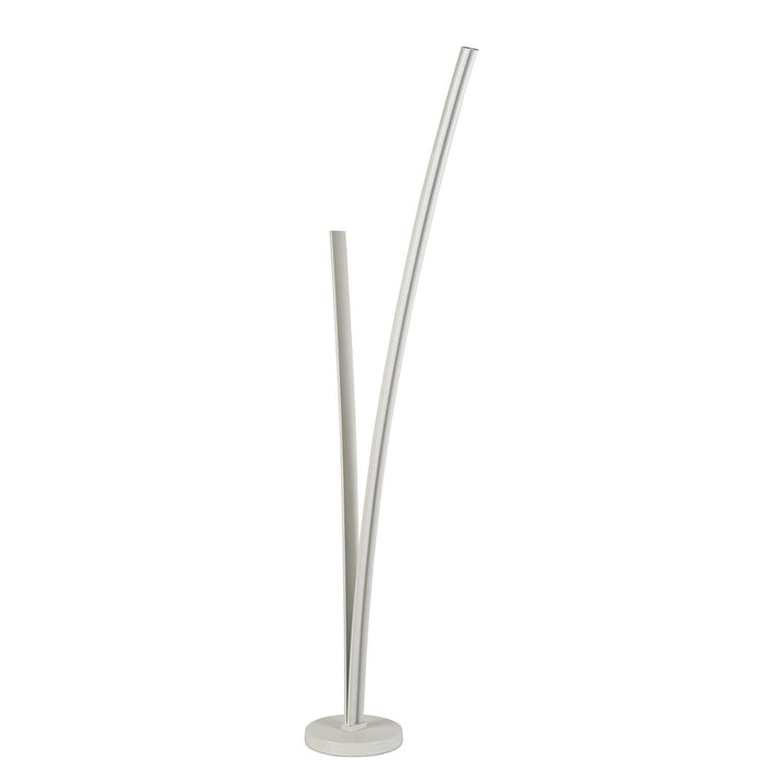 Nelson Lighting NL74309 Josh 2 Light Floor Lamp Dimmable LED White