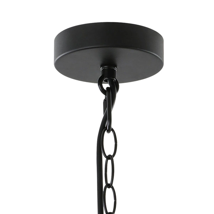 Nelson Lighting NL70199 Kat Pendant 1 Light Matt Black