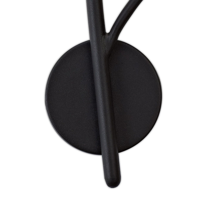 Nelson Lighting NL71819 Kingly 3 Light Wall Lamp LED Black/Antique Brass