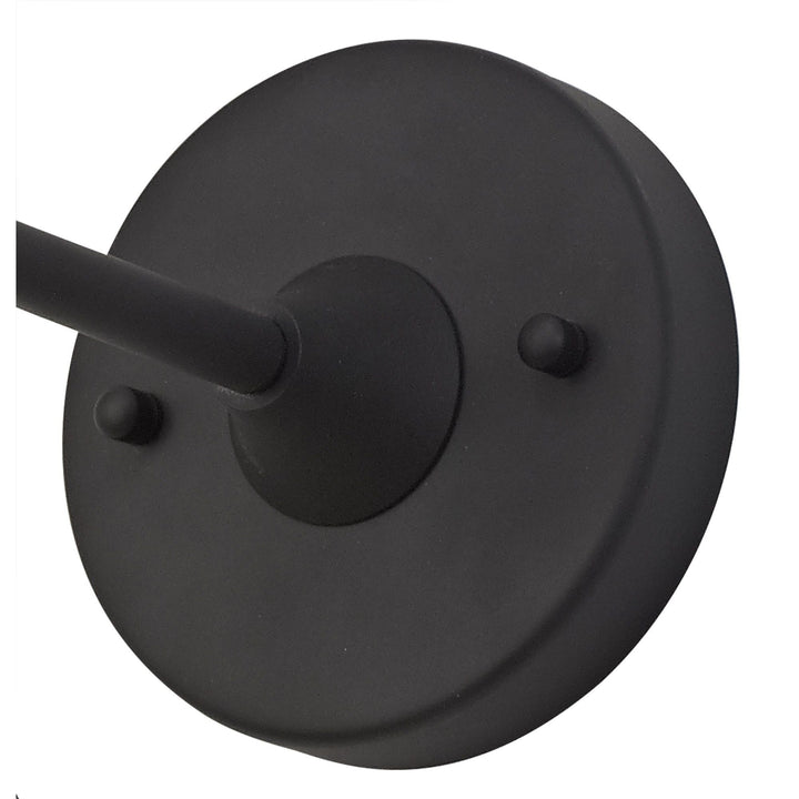 Nelson Lighting NL78469 Koby Outdoor Wall Lamp 1 Light Matt Black/Brushed Bronze