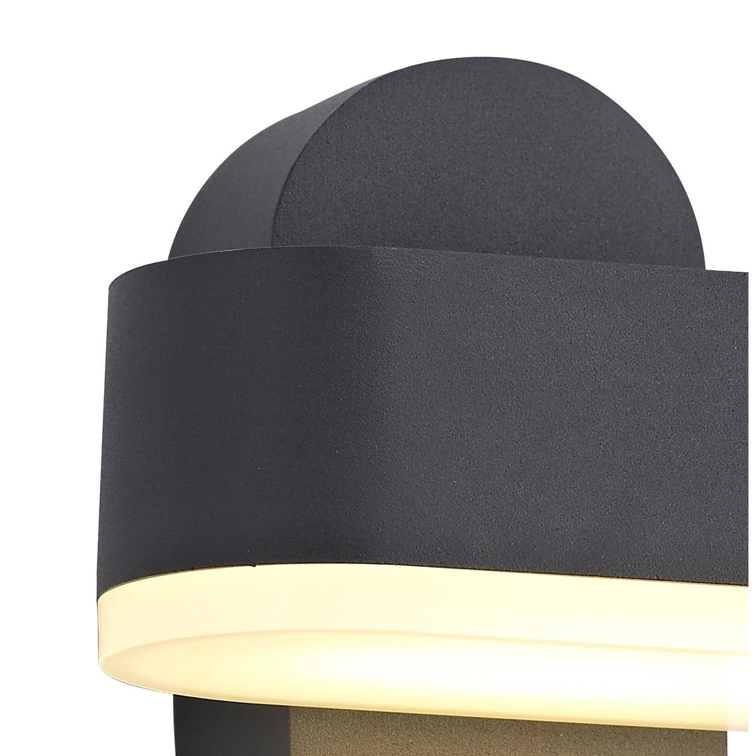 Nelson Lighting NL72119 Maisie 1 Light Adjustable Wall Lamp LED Anthracite