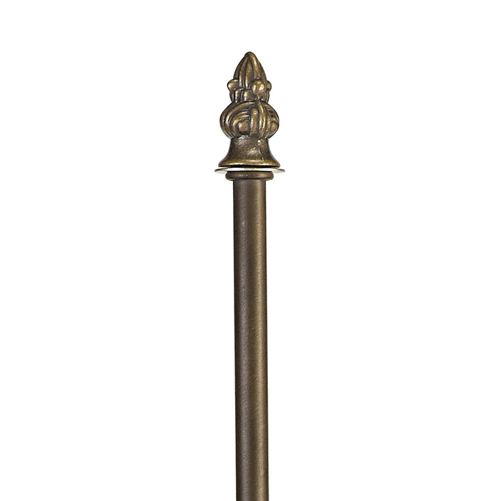 Nelson Lighting NL72849 Major 56cm Tree Like Table Lamp 2 Light Aged Antique Brass