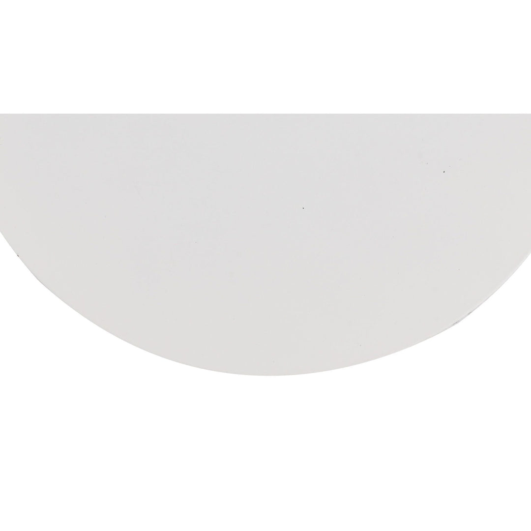 Nelson Lighting NL70819 Modena 200mm Non-Electric Round Plate Sand White