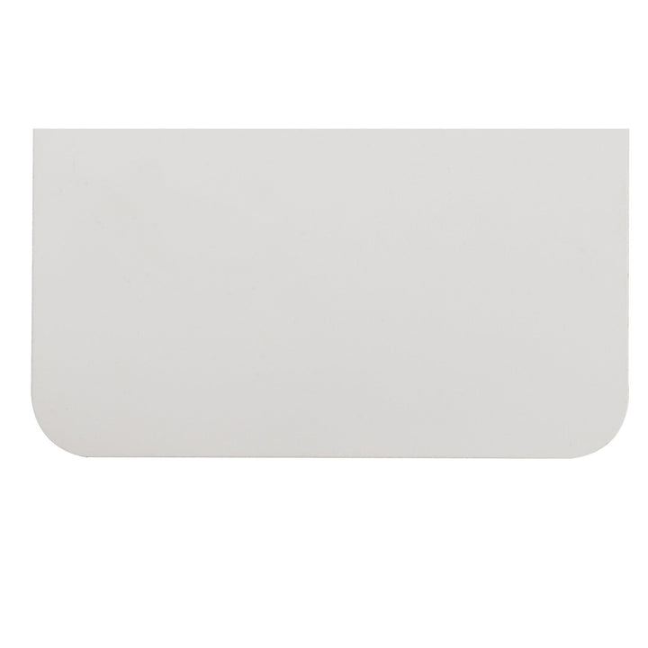 Nelson Lighting NL70839 Modena 200mm Non-Electric Square Plate Sand White