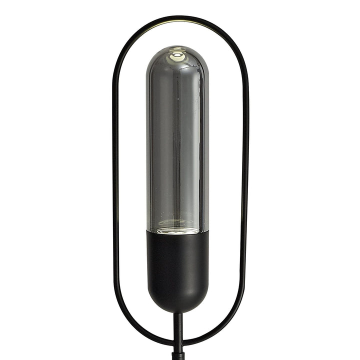 Nelson Lighting NL70989 Nina Floor Lamp LED Black/Smoked