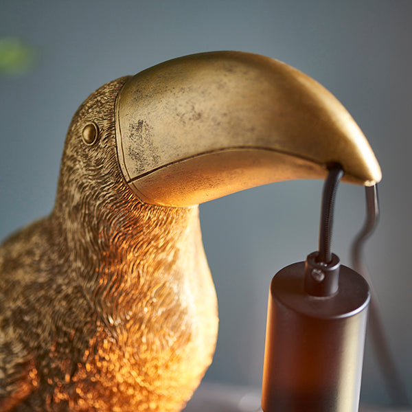 Endon 95077 1 Light Table Lamp Vintage Gold Paint & Matt Black