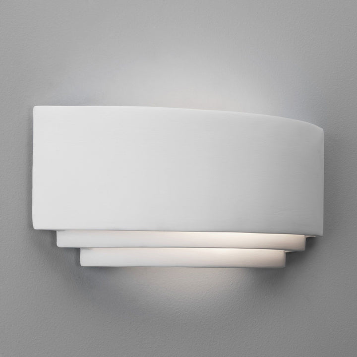Astro 1079001 | Amalfi Uplighter | Ceramic Wall Light