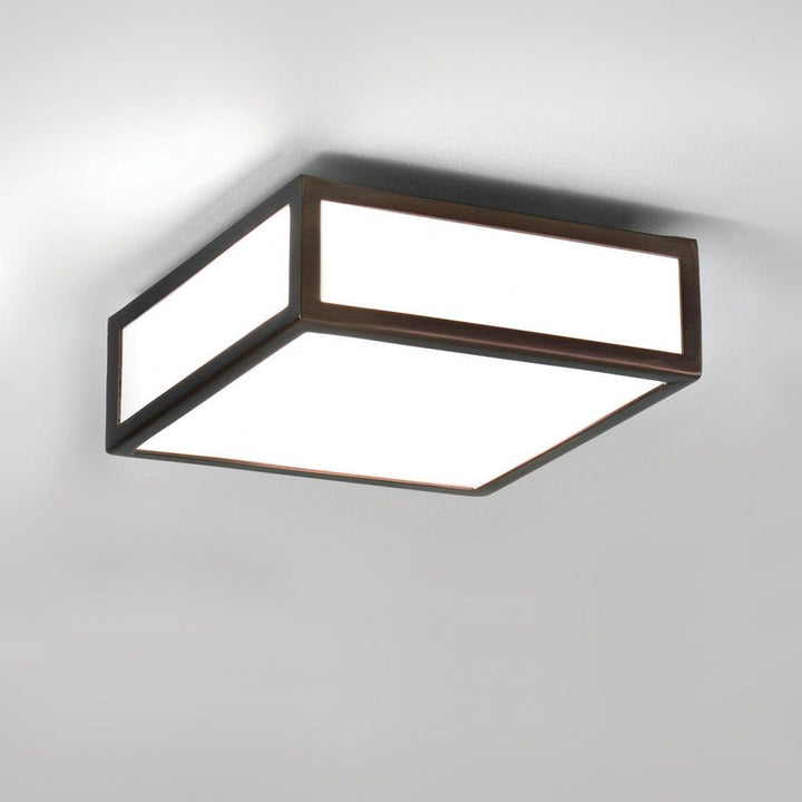 Astro 1121056 Mashiko 200 Square Bronze Bathroom Light