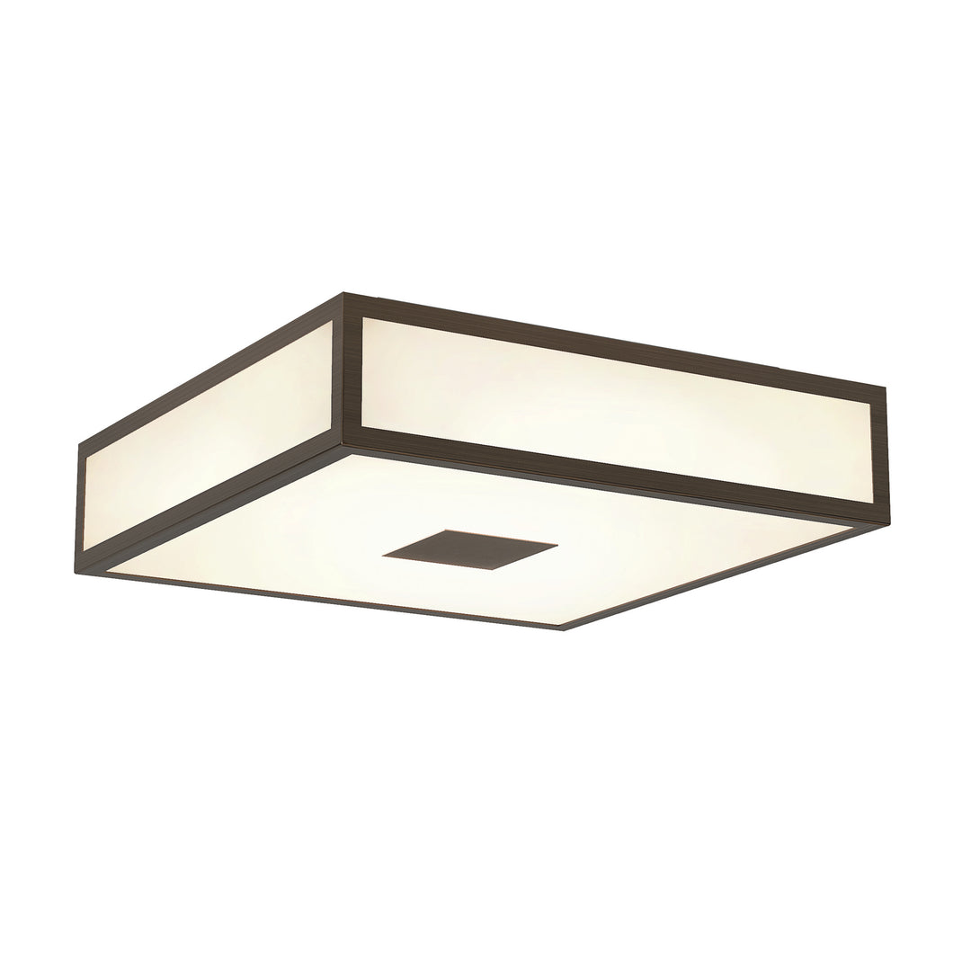 Astro 1121079 Mashiko Classic 300 Square 2 Light Bathroom Ceiling Light Bronze