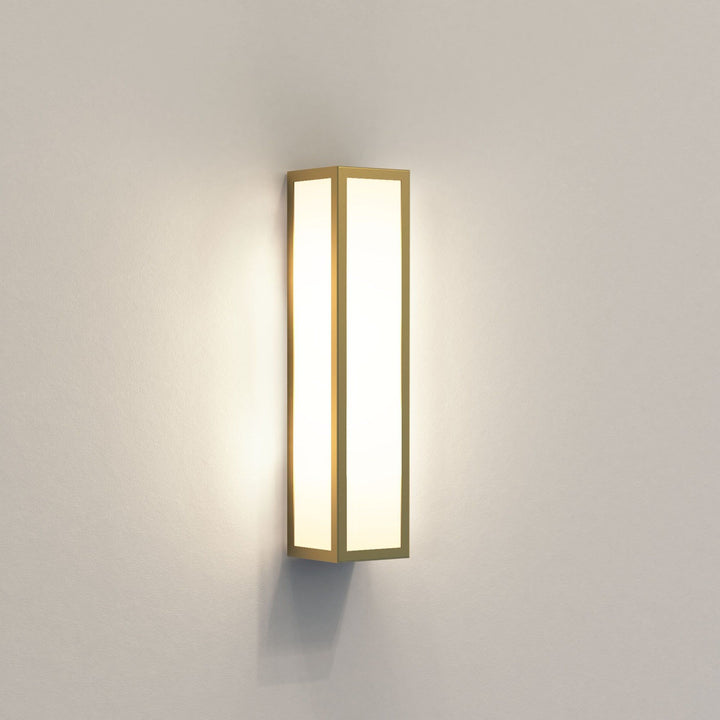 Astro 1178006 Salerno Coastal Outdoor Wall Light Natural Brass