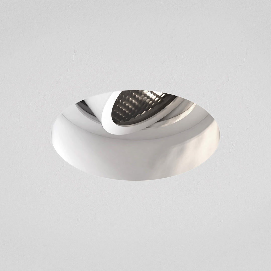 Astro 1248019 Trimless Slimline Round Adjustable Downlight Matt White