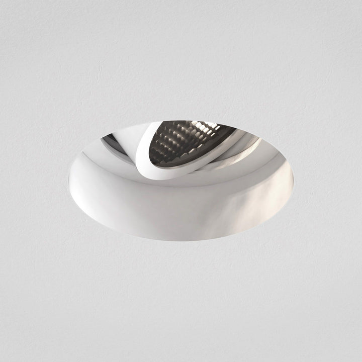 Astro 1248019 Trimless Slimline Round Adjustable Downlight Matt White