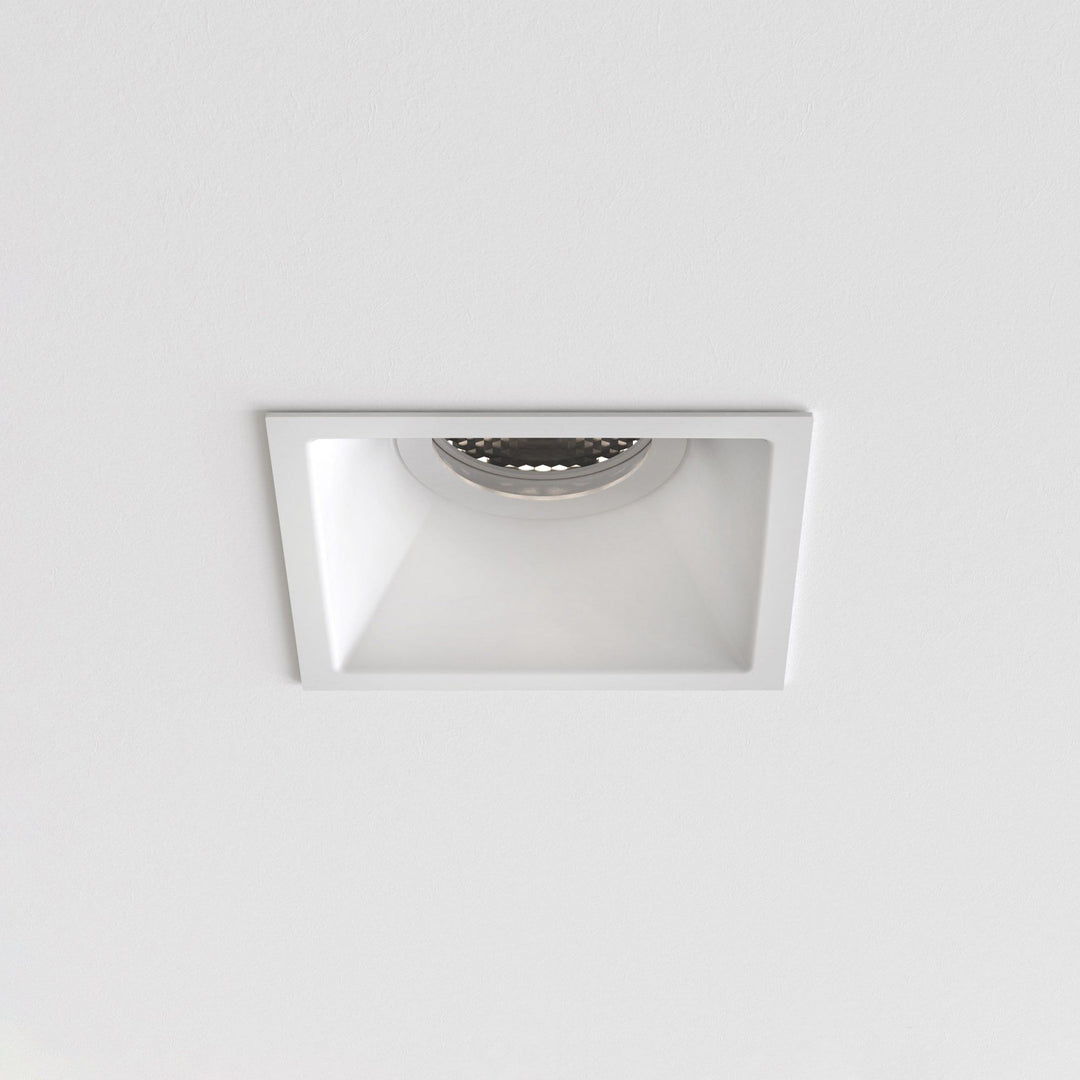 Astro 1249038 Minima Bathroom Slimline Square Fixed Downlight Matt White