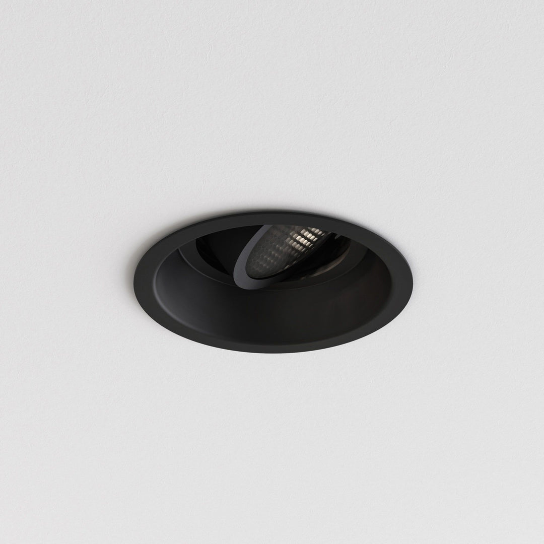 Astro 1249041 Minima Slimline Round Adjustable Downlight Matt Black