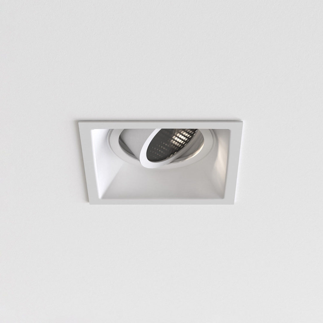 Astro 1249042 Minima Slimline Square Adjustable Downlight Matt White