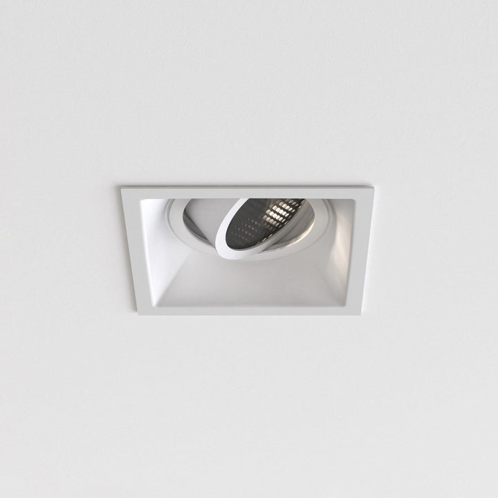 Astro 1249042 Minima Slimline Square Adjustable Downlight Matt White