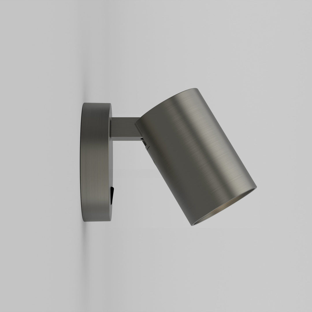 Astro 1286011 Ascoli Single LED Spotlight Switched Matt Nickel