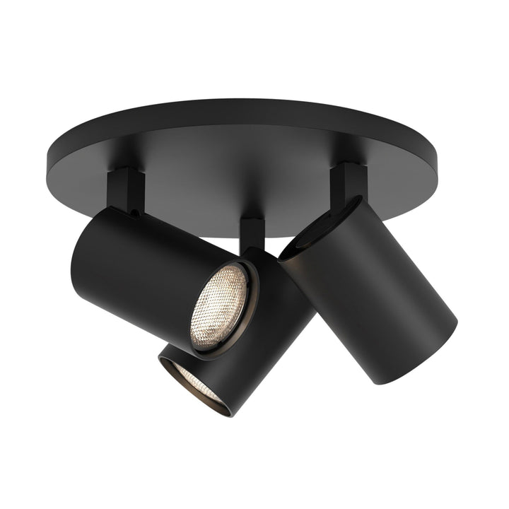 Astro 1286082 Ascoli Triple Round Spotlight Matt Black