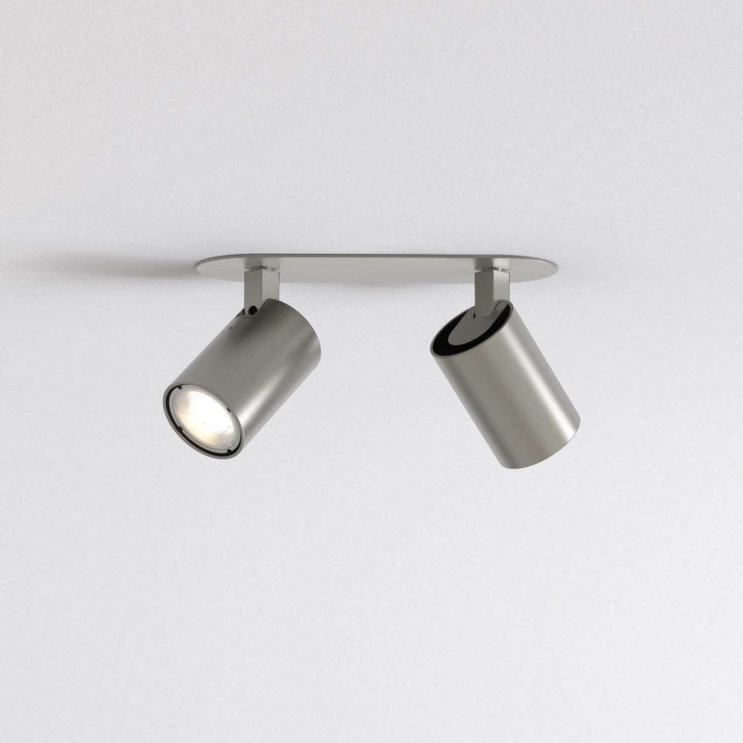 Astro 1286099 Ascoli Twin Recessed Spotlight Matt Nickel