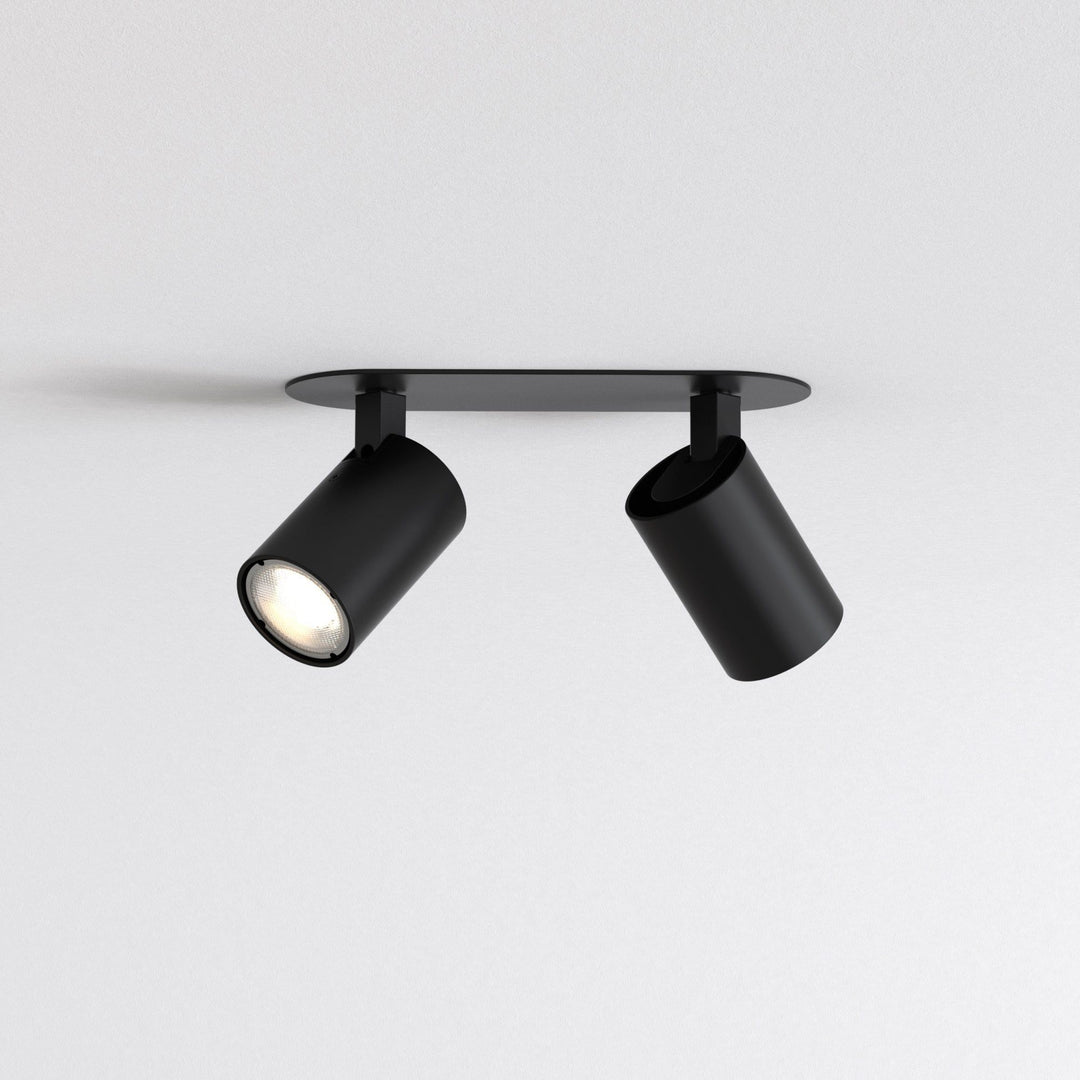 Astro 1286100 Ascoli Twin Recessed Spotlight Matt Black