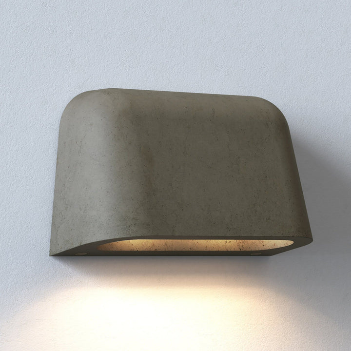 Astro 1317013 Mast Twin Outdoor Wall Light Matt Concrete