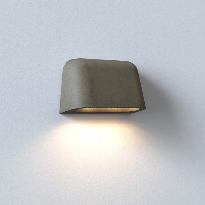 Astro 1317013 Mast Twin Outdoor Wall Light Matt Concrete